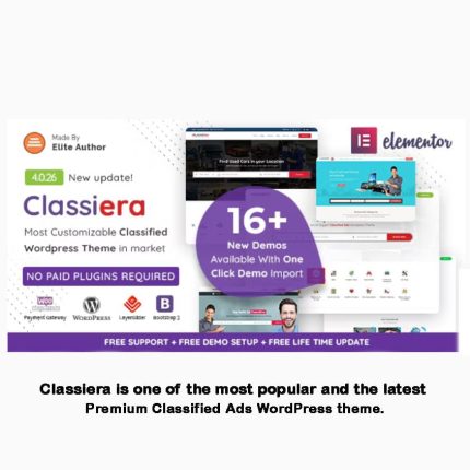 Classiera – Classified Ads WordPress Theme