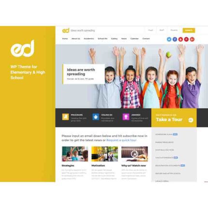 Ed School Education WordPress Theme 3.25.0