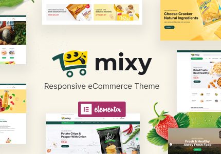 Mixy – Organic Food Store WordPress Theme v1.0.2