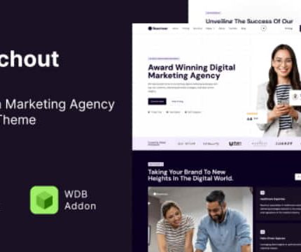 Reachout - Social Media Marketing Agency WordPress Theme  v.6.0.0
