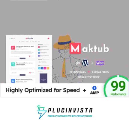 Maktub - Minimal & Lightweight Blog WordPress Theme v2.0.5